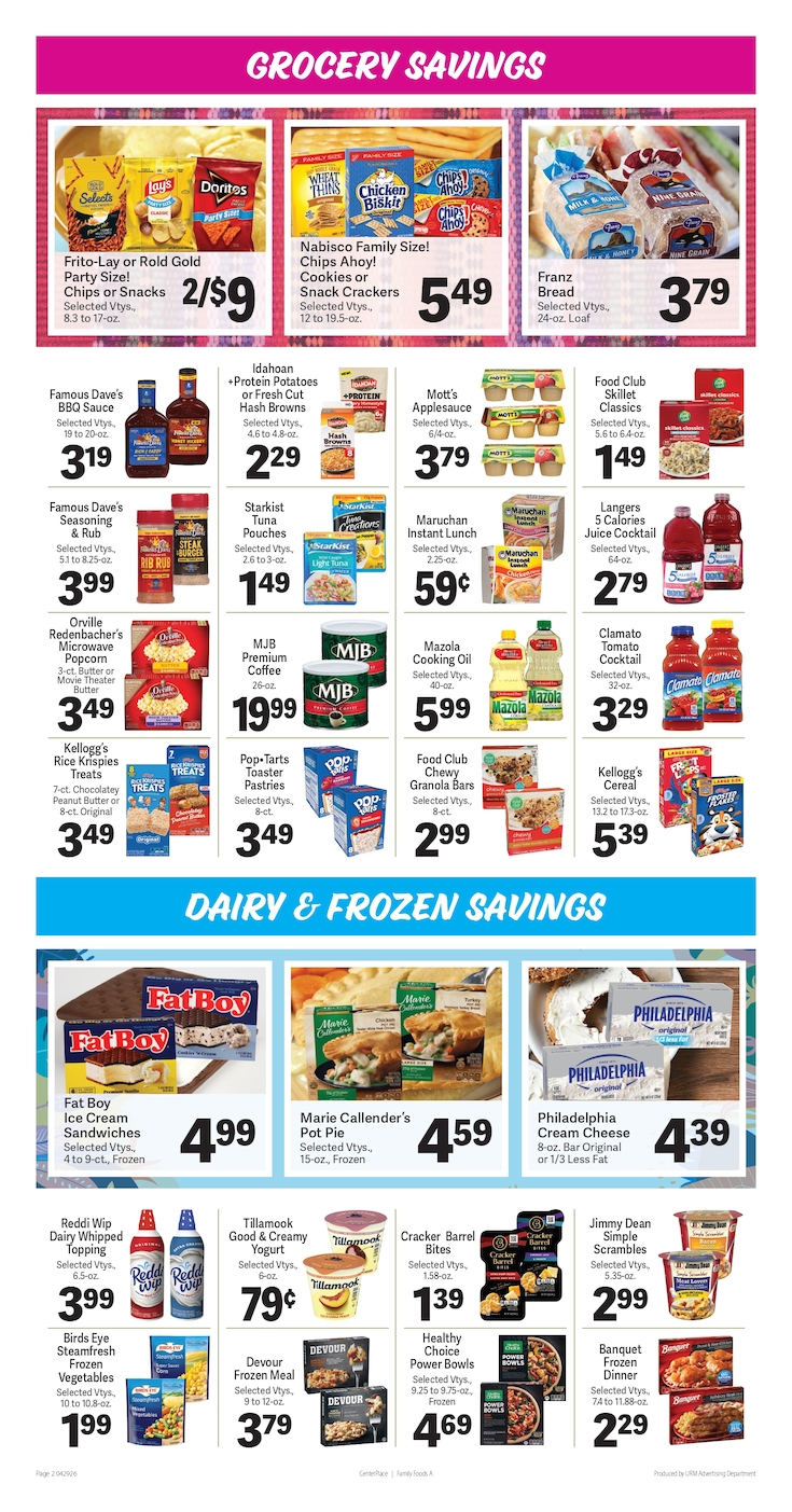 Weekly Ad Page 2